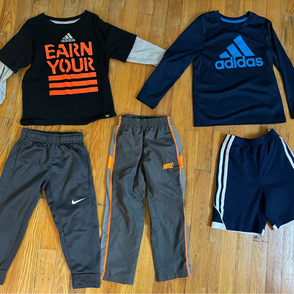 Adidas and Nike boy clothes 4/5t
